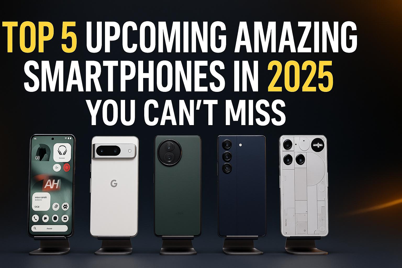 Top 5 Upcoming-Amazing Smartphones in 2025